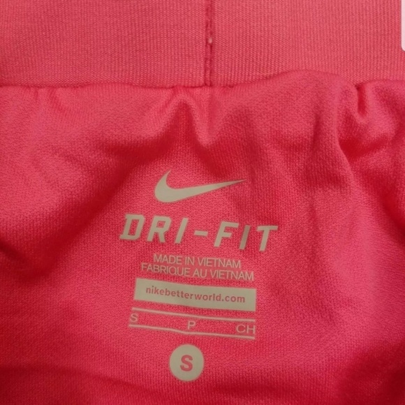 Nike Dri Fit Shorts Sz S Pink Lined - Picture 4 of 7